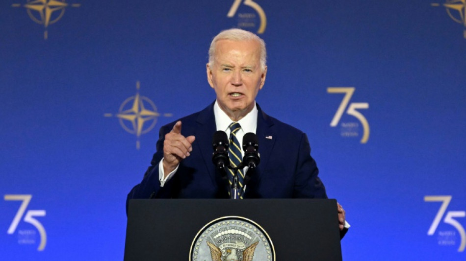 Neuer Lapsus: Biden stellt Selenskyj bei Nato-Zeremonie irrt&uuml;mlich als Putin vor
