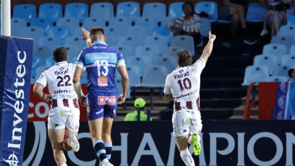 Bielle-Biarrey strikes twice as Bordeaux-Begles win Champions Cup opener in S.Africa