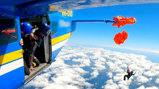 Skydiver survives plane-tail dangling incident in Australia