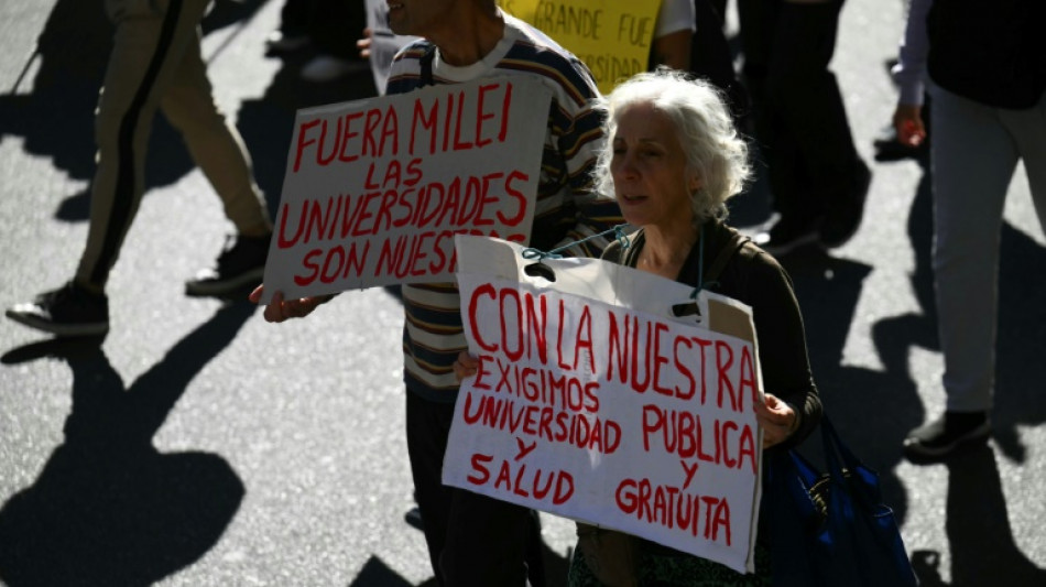 Studenten in Argentinien protestieren gegen Sparkurs von Pr&auml;sident Milei