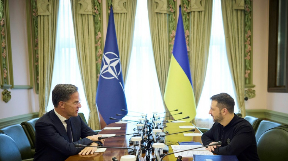 Selenskyj nutzt Rutte-Besuch in Kiew f&uuml;r Vorw&uuml;rfe an Nato-Partner