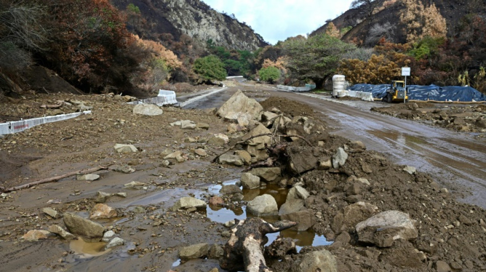 Los Angeles touch&eacute;e par des coul&eacute;es de boue apr&egrave;s une temp&ecirc;te