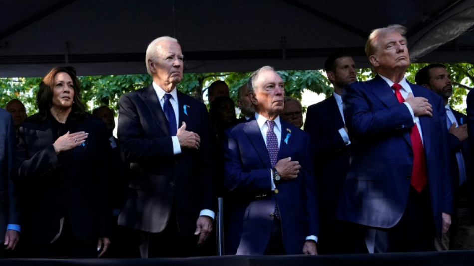 Trump und Harris gedenken gemeinsam in New York der Anschl&auml;ge vom 11. September