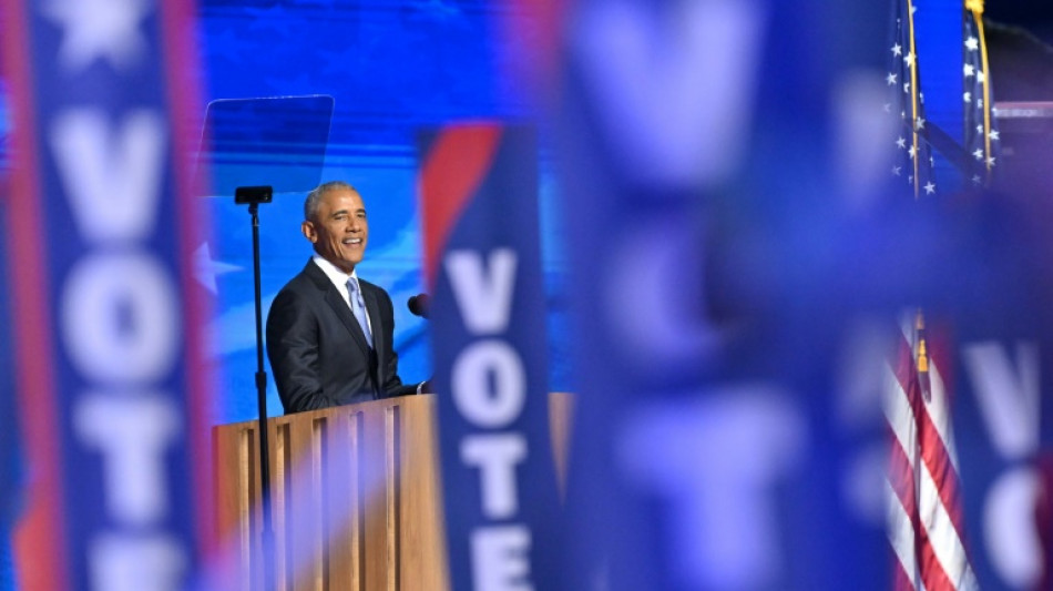 Ex-Pr&auml;sident Obama steigt in den Wahlkampf von Kamala Harris ein
