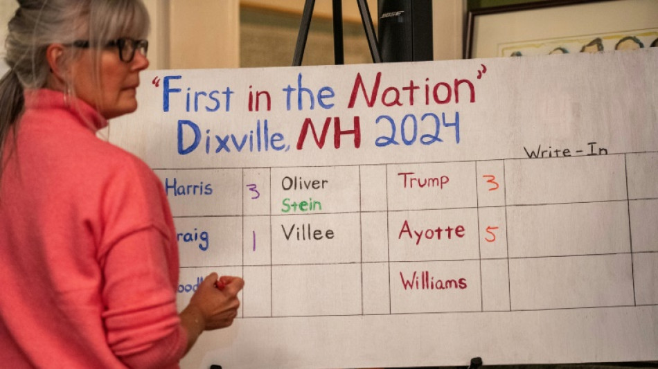 Winziges Dorf Dixville Notch im Norden der USA l&auml;utet Wahltag ein