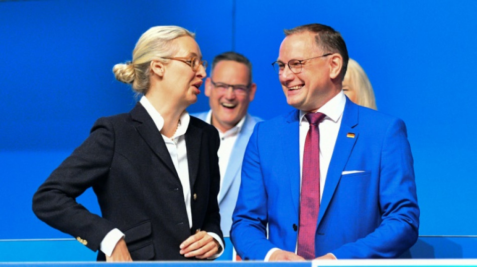 AfD beginnt zweit&auml;gigen Parteitag in Essen - Massive Gegendemo und Polizeipr&auml;senz