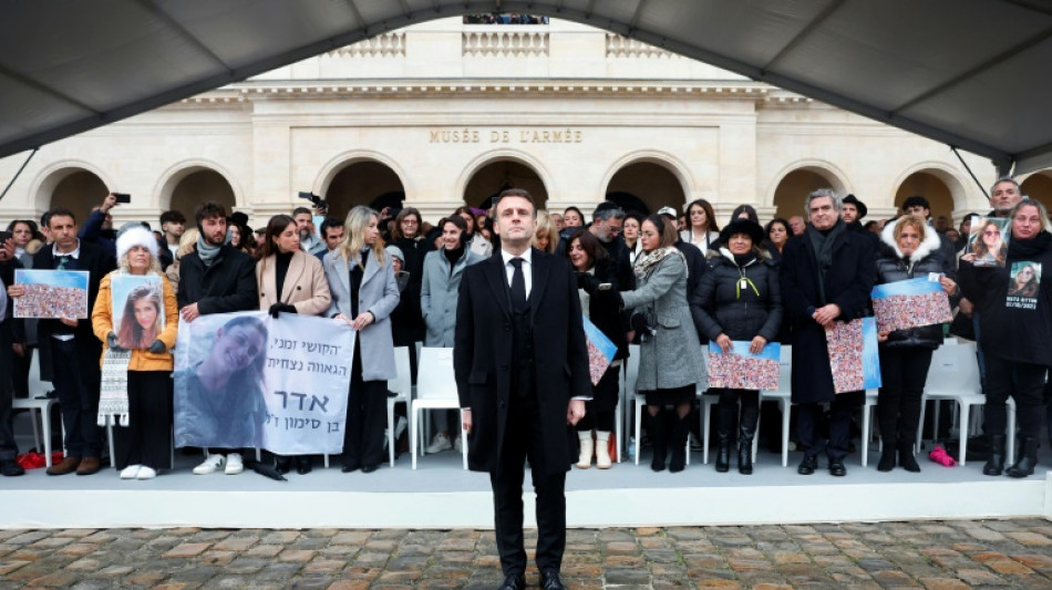 Macron nennt Hamas-Angriff "gr&ouml;&szlig;tes antisemitisches Massaker unseres Jahrhunderts"