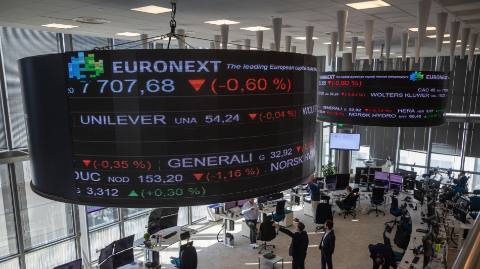 Borsa: l'Europa termina in rialzo, pi&ugrave; cauta Francoforte (-0,15%)