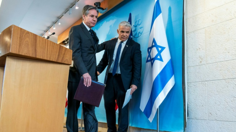 Antony Blinken en Isra&euml;l pour att&eacute;nuer le diff&eacute;rend sur l'Iran 
