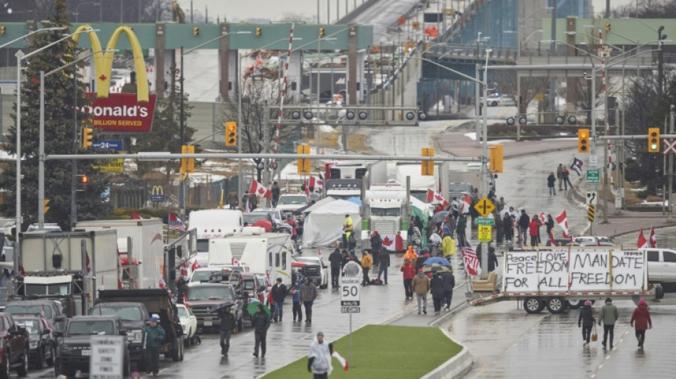 USA erh&ouml;hen wegen Lkw-Blockaden den Druck auf Kanada