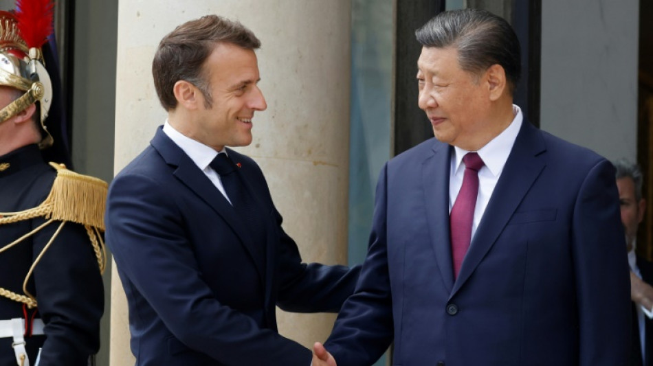 Frankreichs Pr&auml;sident Macron fordert bei Treffen mit Xi "gleiche Regeln f&uuml;r alle"