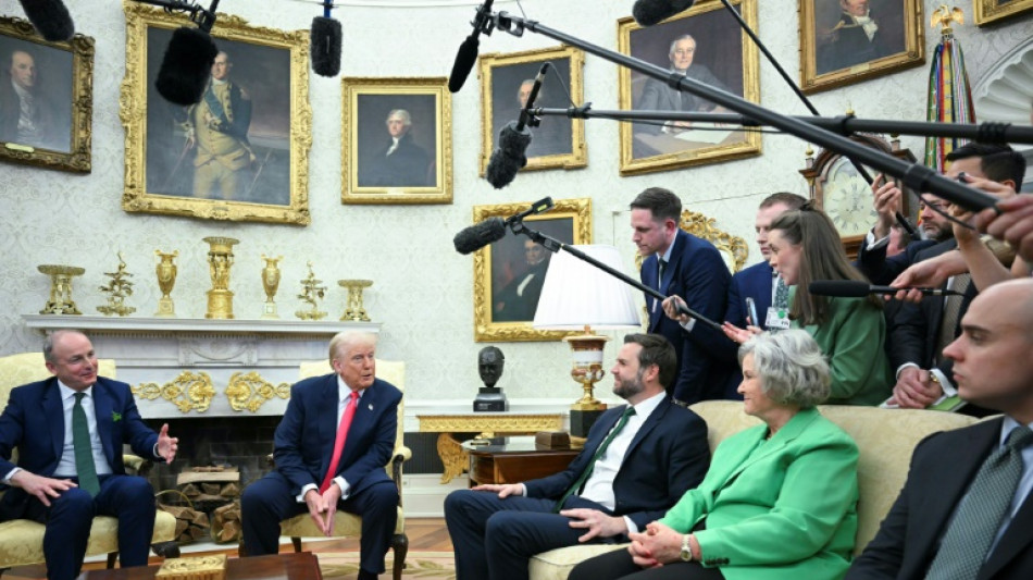 Trump empf&auml;ngt Irlands Regierungschef Martin im Wei&szlig;en Haus - Kritik an Handelsdefizit