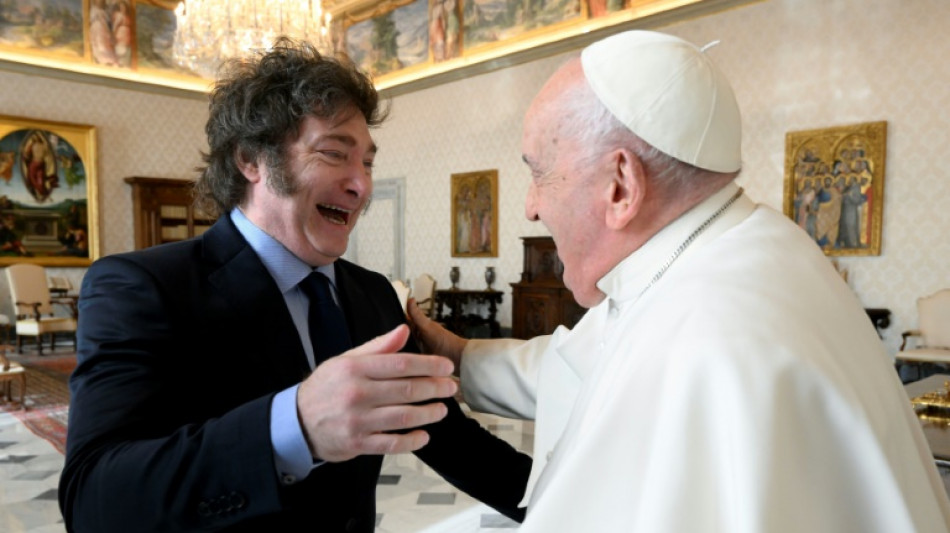 Argentinier unter sich: Papst Franziskus empf&auml;ngt Pr&auml;sident Milei im Vatikan
