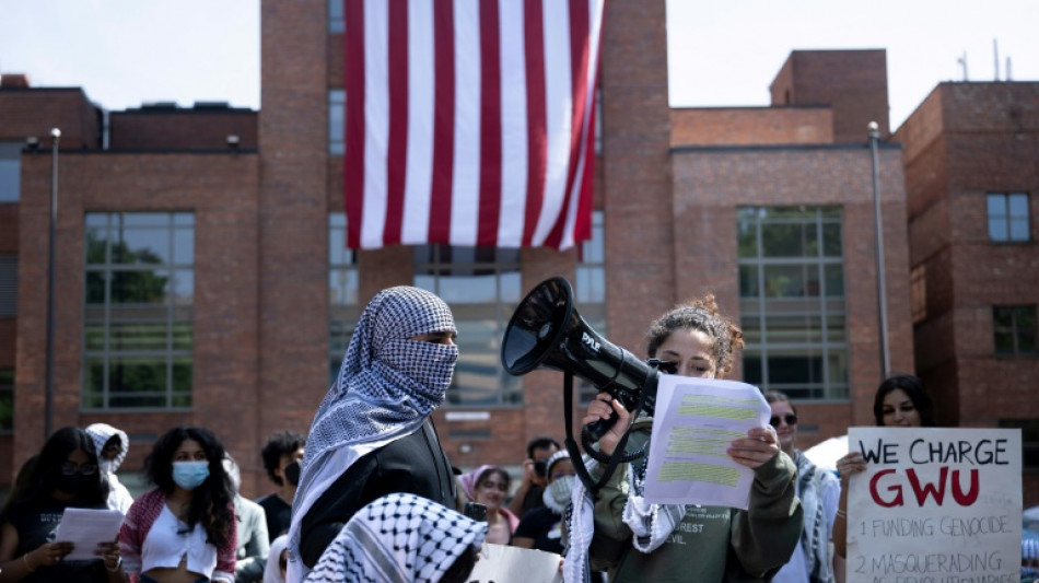 Polizei r&auml;umt pro-pal&auml;stinensisches Camp an Universit&auml;t in Washington