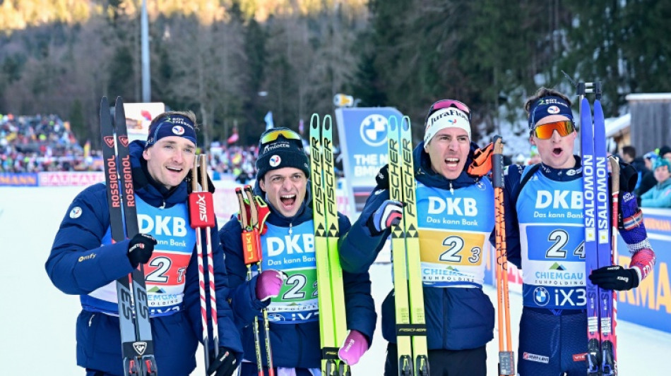 Biathlon: une victoire et de la confiance pour les Fran&ccedil;ais en relais avant les JO