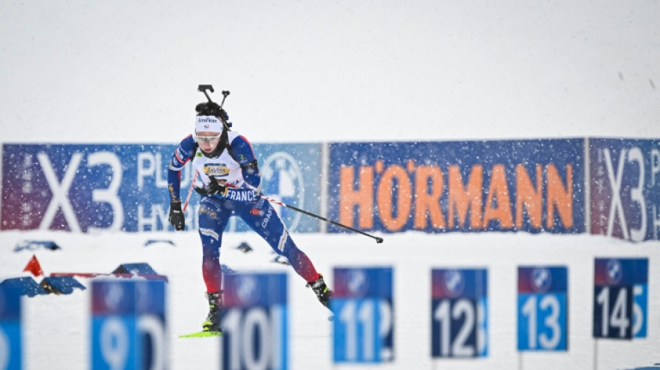 Biathlon: Jeanmonnot et Perrot attendus d'entr&eacute;e &agrave; Ostersund