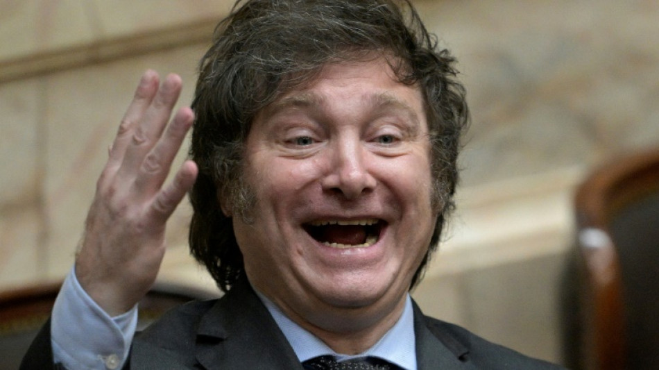 Argentiniens neuer Pr&auml;sident Milei wird ins Amt eingef&uuml;hrt