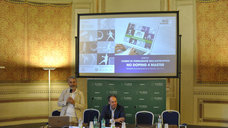 L'Università Lumsa lancia "No Doping 4 Master"
