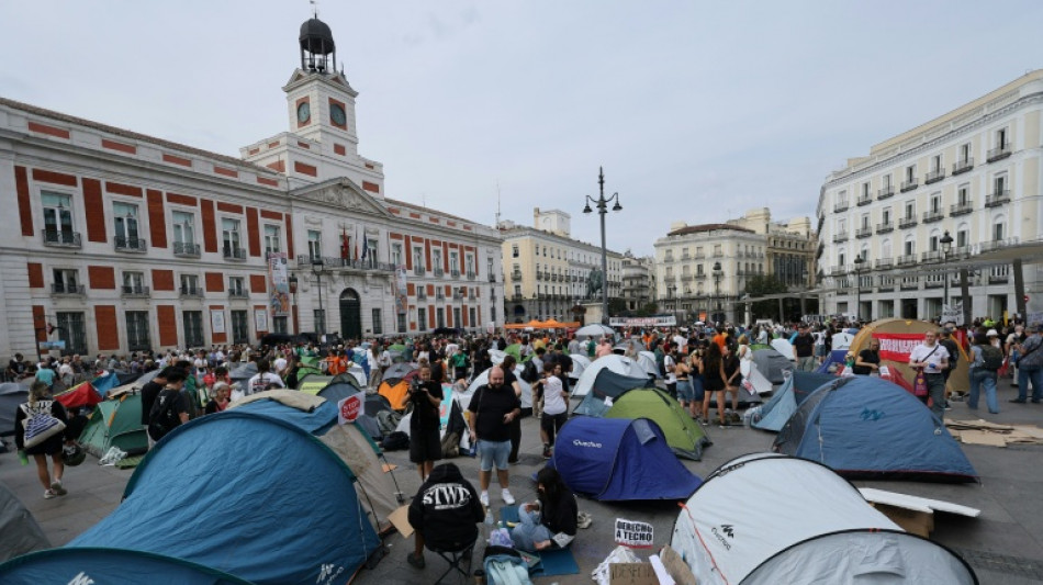 Madrid housing protest camp enters second night as PM vows action