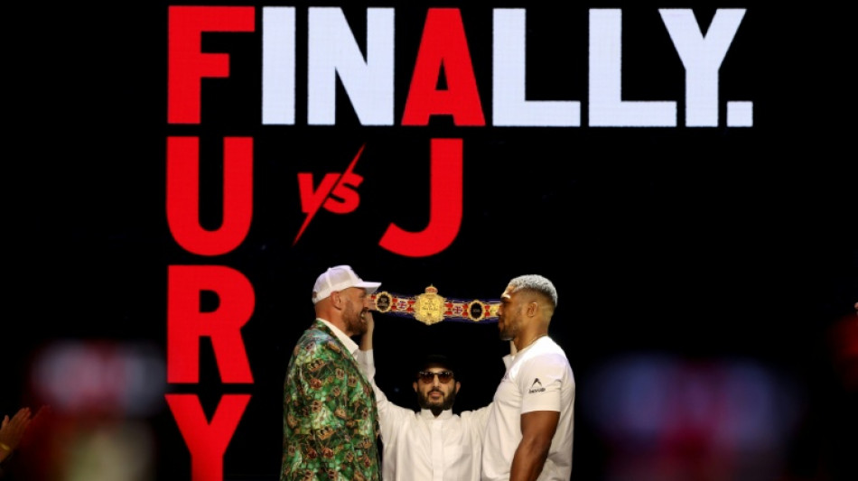 Fury, Joshua kick off 'battle of Britain' in good spirits