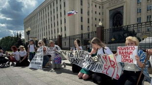 Frauen und M&uuml;tter von russischen Soldaten protestieren in Moskau f&uuml;r deren R&uuml;ckkehr