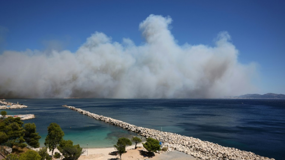 Incendio en Francia obliga a confinarse a una parte de la poblaci&oacute;n de Marsella