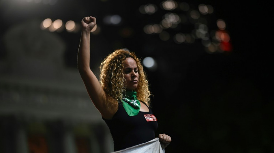 Proteste gegen Versch&auml;rfung des Abtreibungsrechts in Brasilien