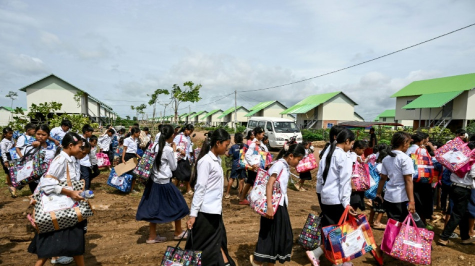 'I miss my home': Cambodians displaced by conflict start over