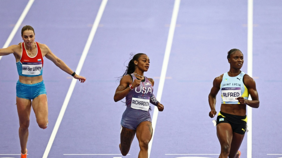 Sieg gegen Richardson: Alfred holt Olympia-Gold &uuml;ber 100 m