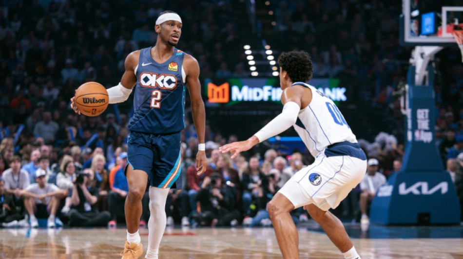Thunder roll to 14th straight NBA win, Celtics beat depleted Lakers