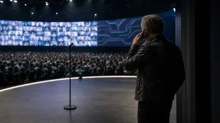 Trump Call Briefly Interrupts Nvidia Company Meeting