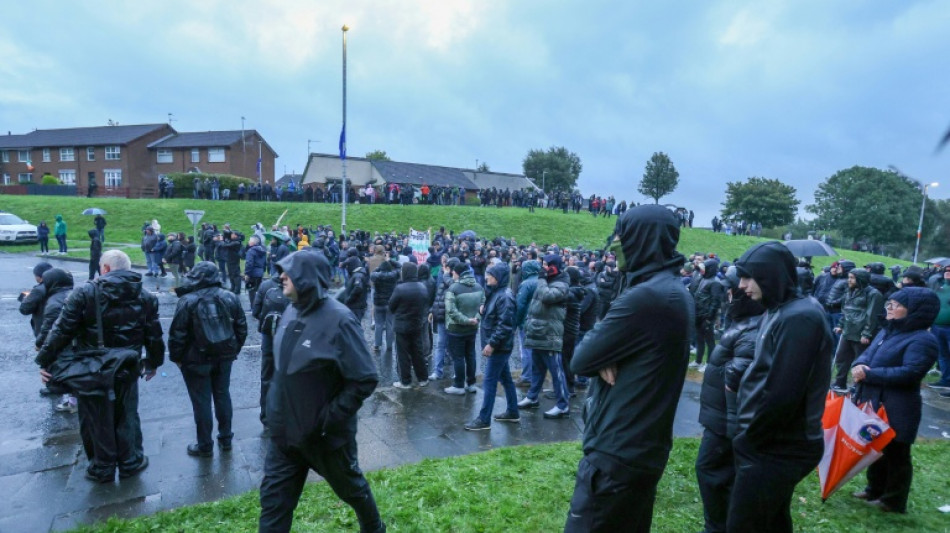 UK's PM urges 'calm' as  thousands seek to thwart flashpoint N.Ireland parade