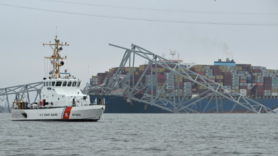 Pont effondr&eacute; &agrave; Baltimore: les corps de deux des six ouvriers retrouv&eacute;s