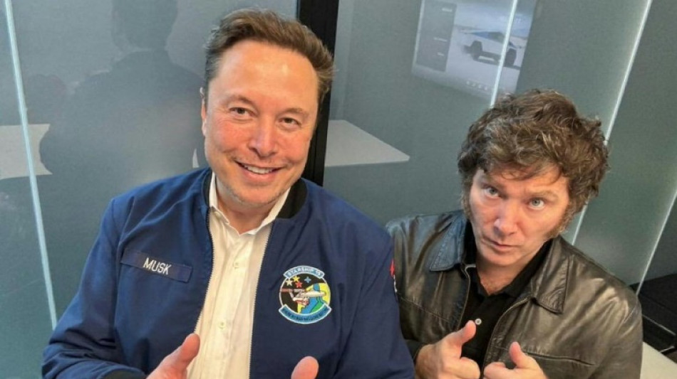 Argentiniens Pr&auml;sident Milei trifft Tesla-Chef Musk in Texas