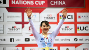 'He's here with me': Japan cycle queen dedicates gold to late brother