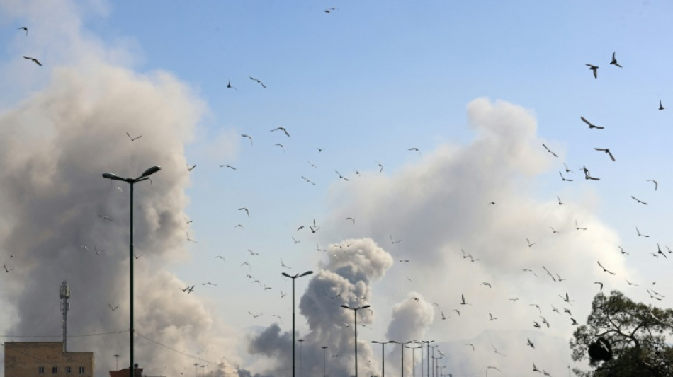 Most Asian equities drop as Mideast crisis rages, though oil dips