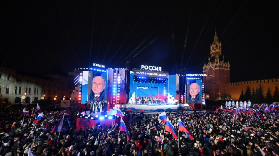 Putin begr&uuml;&szlig;t "Heimkehr" annektierter ukrainischer Gebiete  