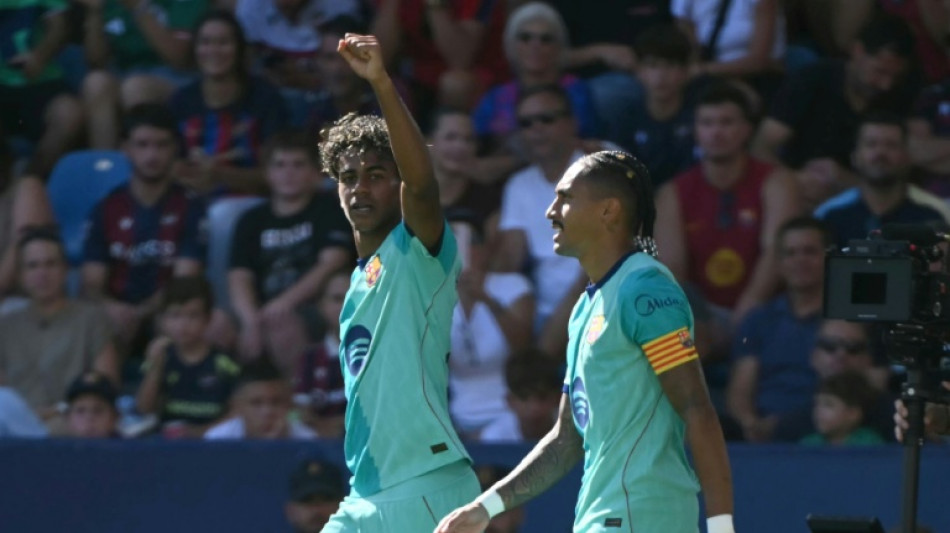 Yamal double helps Barca beat Levante, Atletico triumph