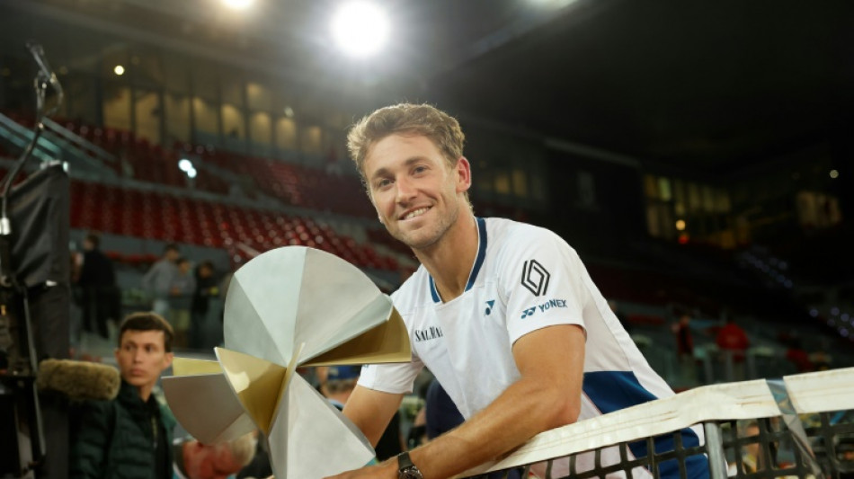Tennis: vainqueur à Madrid, l'éternel second Ruud brille enfin