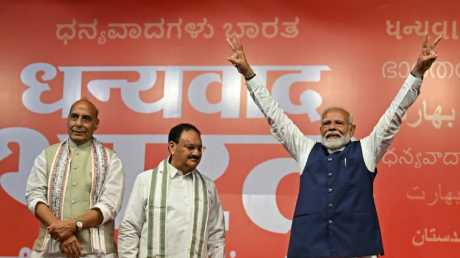 Parlamentswahl in Indien: Dritte Amtszeit trotz D&auml;mpfers f&uuml;r Premier Modi