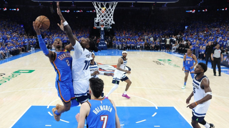 NBA: Gilgeous-Alexander en mode MVP, le Thunder mène 2-0 contre les Timberwolves