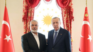 Erdogan ruft Pal&auml;stinenser bei Treffen mit Hamas-Chef zur "Einheit" auf
