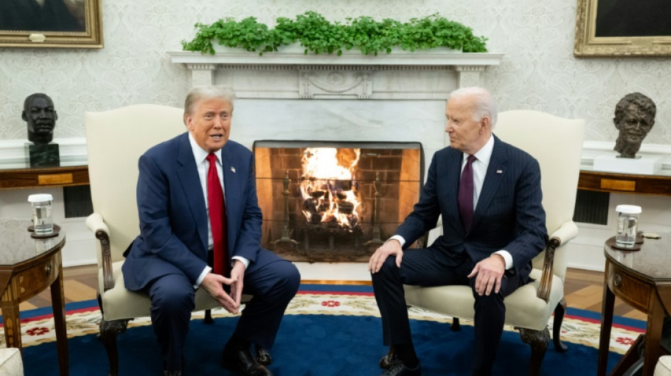 Wahlsieger Trump von US-Pr&auml;sident Biden im Wei&szlig;en Haus empfangen