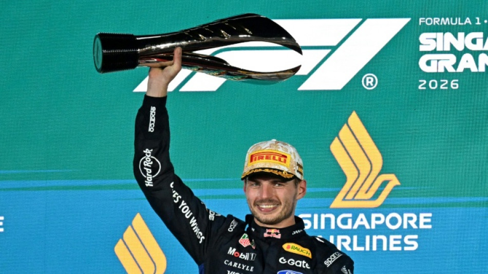 F1 : Max Verstappen (Red Bull) remporte pour la premi&egrave;re fois le Grand Prix de Singapour