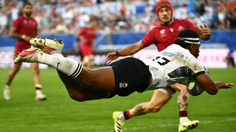 Fiji beat Georgia to push Australia to brink of Rugby World Cup exit 