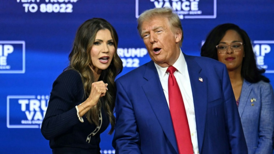 Trump will Gouverneurin Kristi Noem zur US-Heimatschutzministerin machen - weitere Nominierungen verk&uuml;ndet