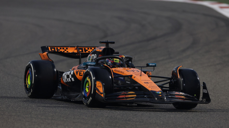 F1: Bahrain; Piastri il pi&ugrave; veloce nelle terze libere