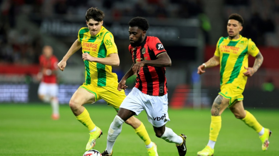 Ligue 1: série noire pour Nice qui se saborde contre Nantes