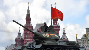 Milit&auml;rparade in Moskau zur Feier des Sieges der Sowjetunion &uuml;ber Nazi-Deutschland 