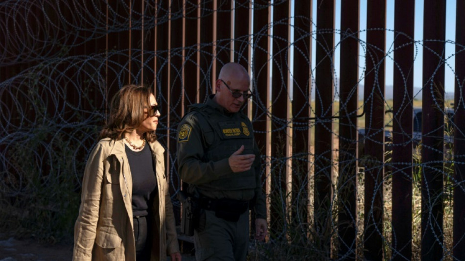 Besuch an US-Grenze zu Mexiko: Harris gibt sich entschlossen bei Einwanderungsreform
